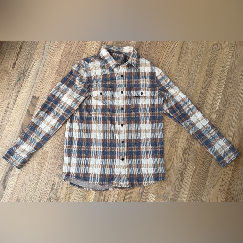 Quince Men’s Stretch Sweater Fleece Shirt